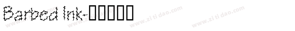 Barbed Ink字体转换